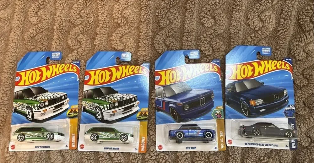 Hot Wheels 2025 Mainline Mercedes Wild Widebody & Bmw 2002 M3 Wagon Lot of 2